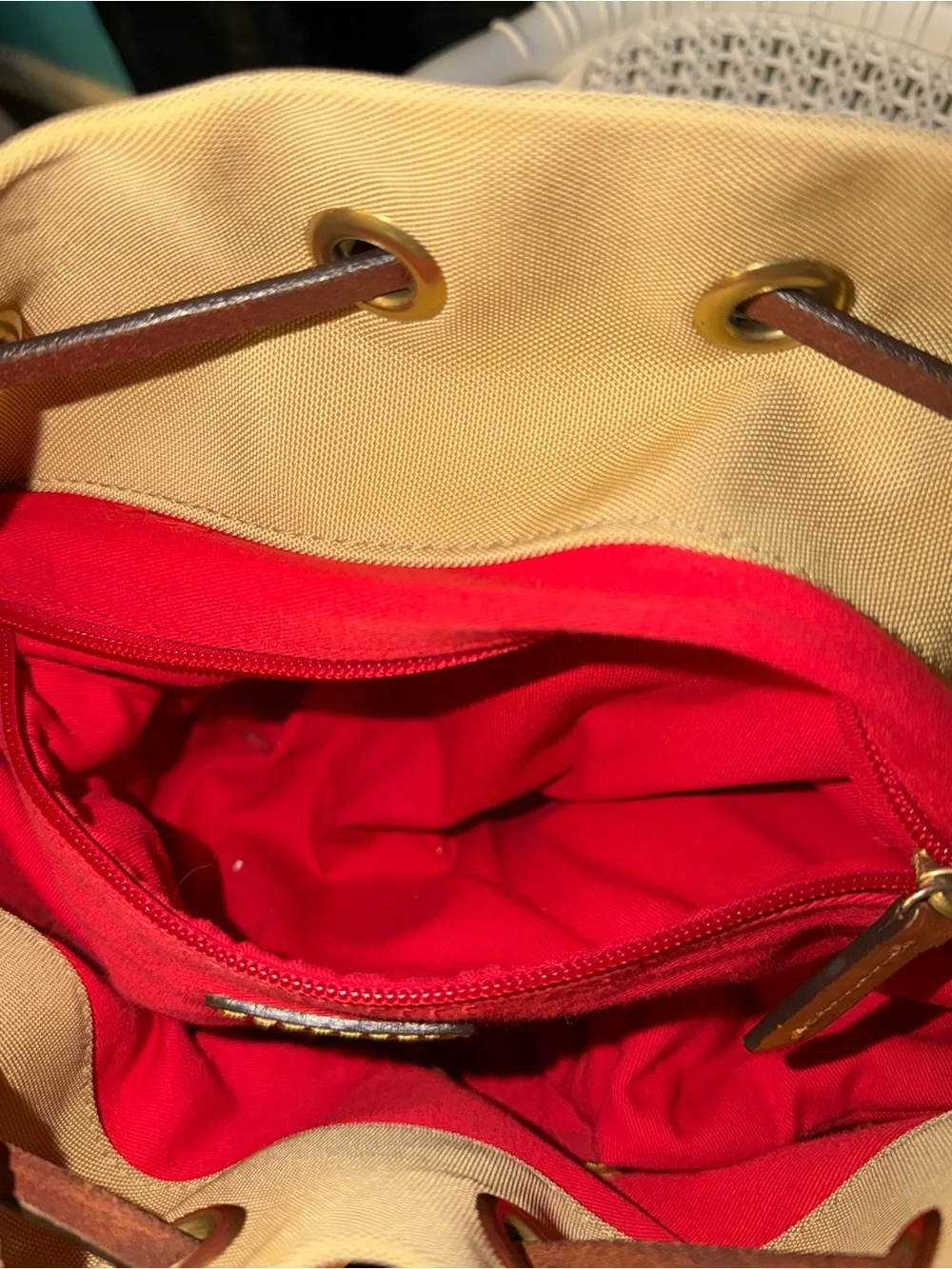 Dooney & Bourke Nylon Drawstring Bucket Bag - Picture 12 of 14